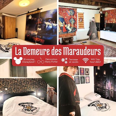 La Demeure Des Maraudeurs -10Min Disney-Jardin & Bbq Villiers-sur-Morin Exterior photo